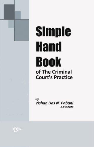 Simple Handbook of The Criminal Court’s Practice